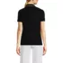 Women's Supima Short Sleeve Tipped Johnny Collar Polo Shirt, Back