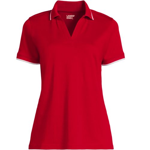 【MODERNIF】Supima Cotton Collar Short Sleeve Knit Men's Supima Short Sleeve Tipped Johnny Collar Polo Shirt