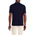 Men's Supima Short Sleeve Tipped Johnny Collar Polo Shirt, Back