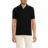 Men's Supima Short Sleeve Tipped Johnny Collar Polo Shirt, Front