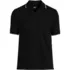 Men's Supima Short Sleeve Tipped Johnny Collar Polo Shirt, Front