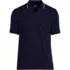 Men's Supima Short Sleeve Tipped Johnny Collar Polo Shirt, Front