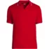Men's Big Supima Short Sleeve Tipped Johnny Collar Polo Shirt, Front