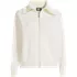 School Uniform Women's Cotton Modal Long Sleeve Zip Front Cardigan Sweater Jacket, Front