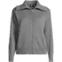 Women's Cotton Modal Long Sleeve Zip Front Cardigan Sweater Jacket, Front