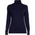 Women's Cotton Modal Long Sleeve Turtleneck Sweater, Front