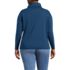 Women's Plus Cotton Polyester Long Sleeve Funnel Neck Shirt, Back