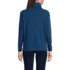 Women's Cotton Polyester Long Sleeve Funnel Neck Shirt, Back
