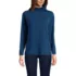 Women's Cotton Polyester Long Sleeve Funnel Neck Shirt, Front