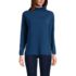 Women's Cotton Polyester Long Sleeve Funnel Neck Shirt, Front