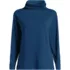 Women's Cotton Polyester Long Sleeve Funnel Neck Shirt, Front