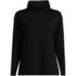 Women's Cotton Polyester Long Sleeve Funnel Neck Shirt, Front