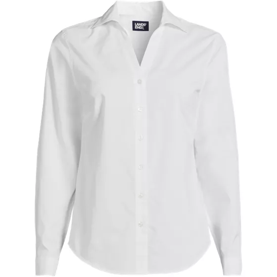 Women's Long Sleeve Coolmax V-neck Shirt - primary