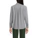 School Uniform Women's Long Sleeve Polo Collar Popover Crepe Blouse, Back