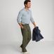 Men's Relaxed Fit Pleated Knockabout Chino Pants, alternative image