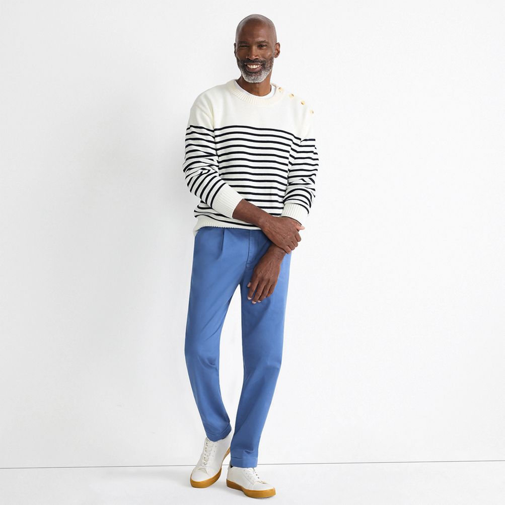 Men's Tapered Fit Travel Kit Chino Pants | Lands' End