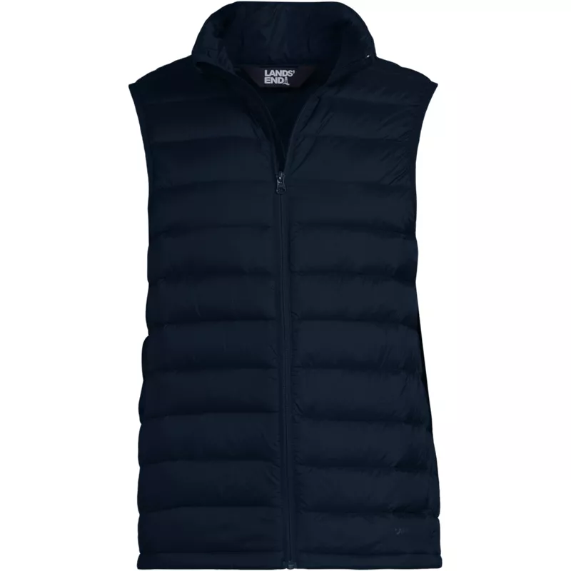 Men's Big and Tall Wanderweight Packable Down Vest, Front