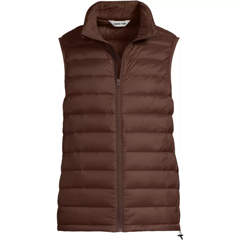 Men's Tall Wanderweight Packable Down Vest, Front