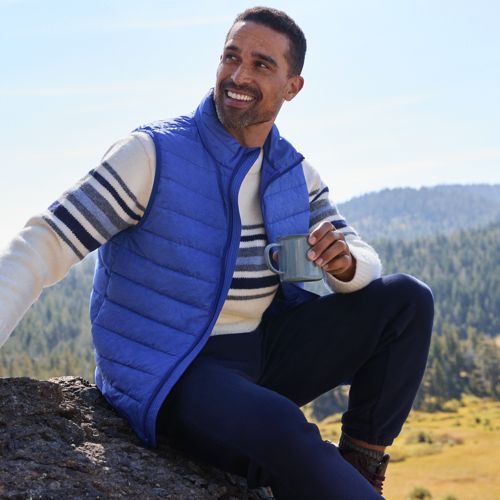 Lands end men's outerwear shop