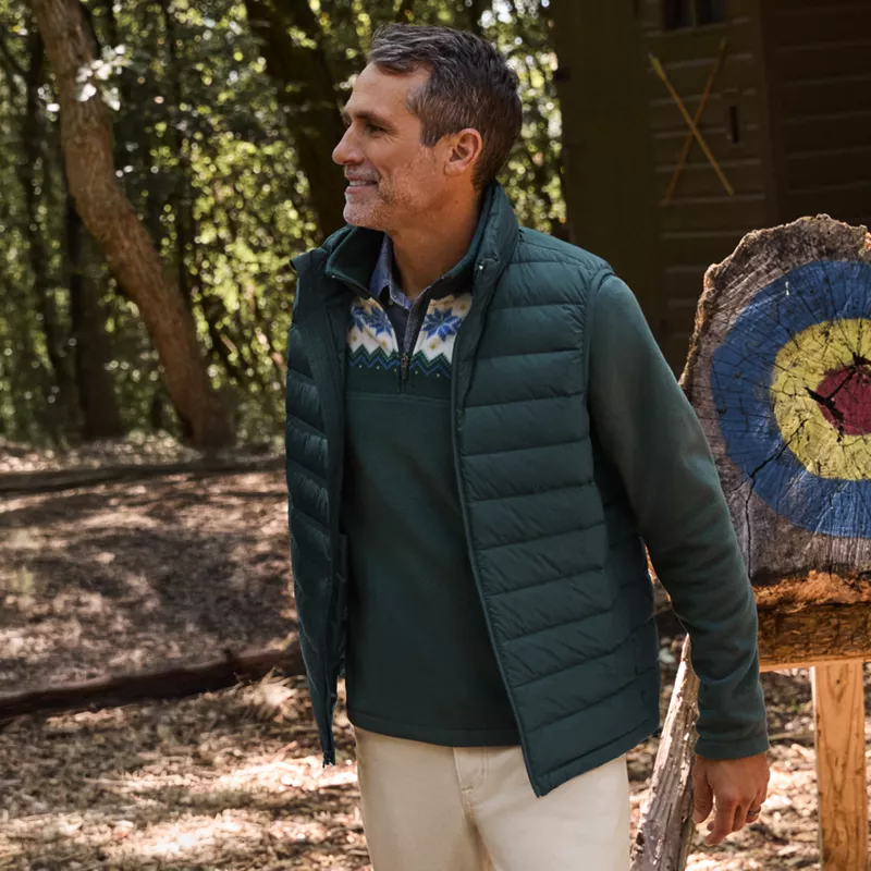 Men's Wanderweight Packable Down Vest, alternative image