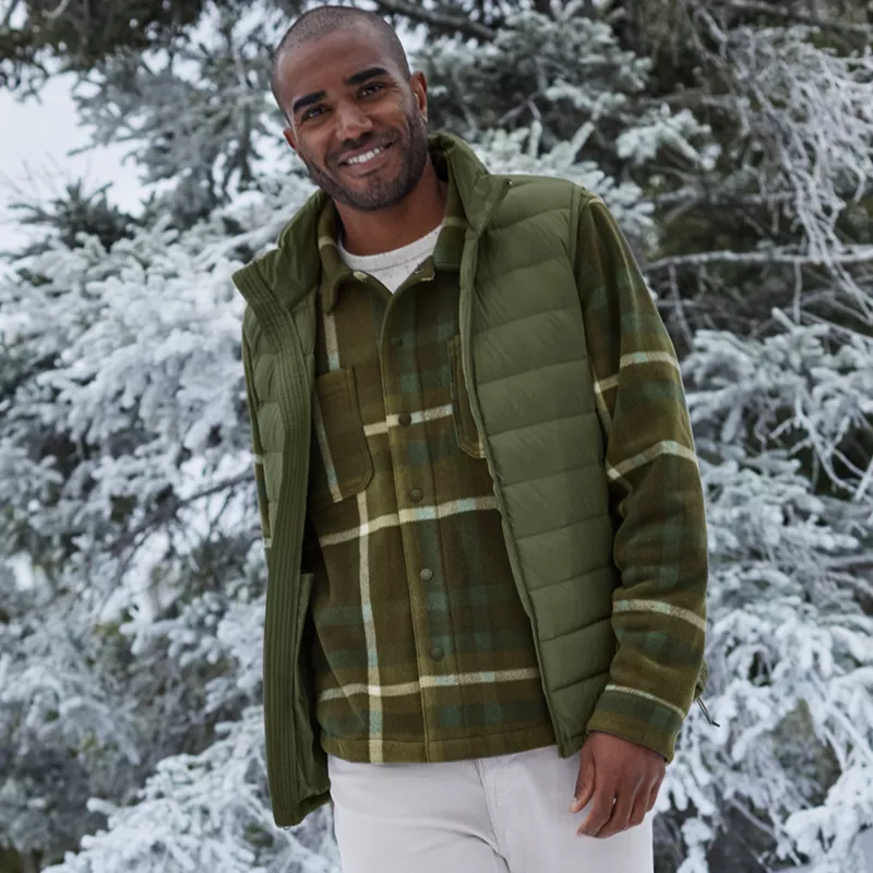 Men's Tall Wanderweight Packable Down Vest, alternative image