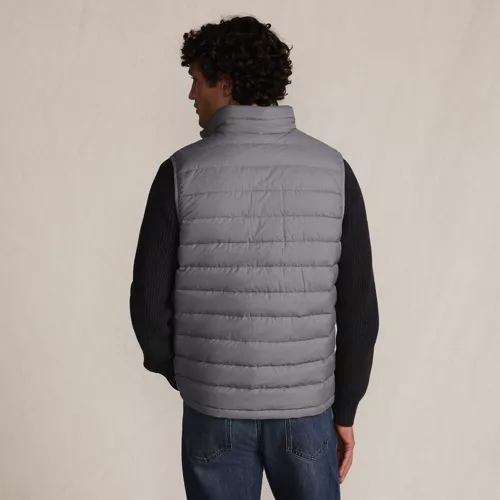Men's Wanderweight Packable Down Vest, Back