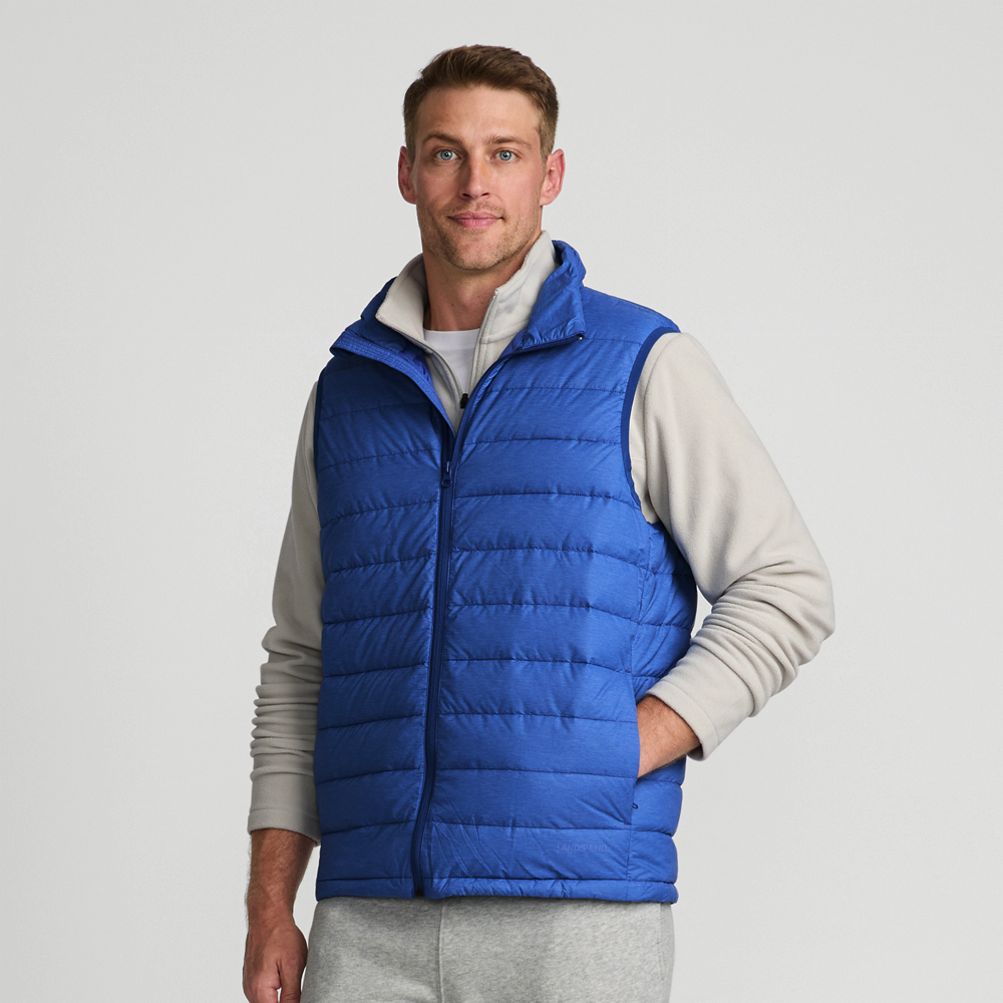 Men's Wanderweight Packable Down Vest | Lands' End