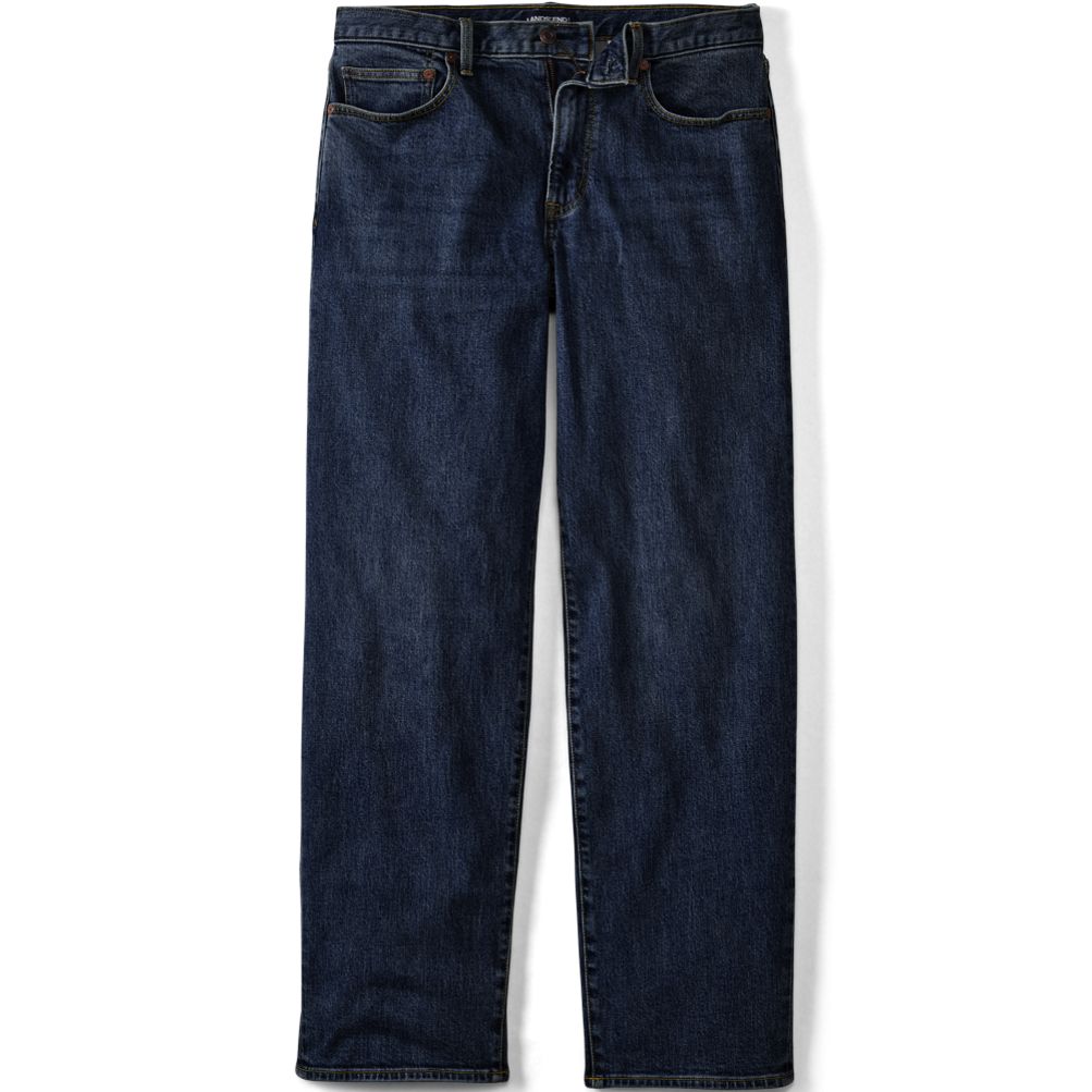 Men's Stretch Relaxed Fit Jean | Lands' End