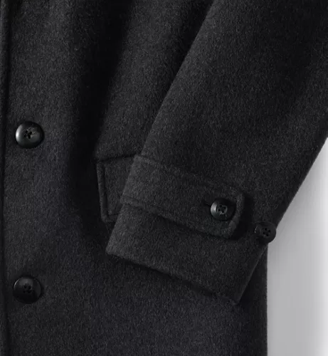 Men's Wool Blend Top Coat, alternative image