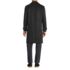 Men's Wool Blend Top Coat, Back