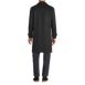 Men's Wool Blend Top Coat, Back