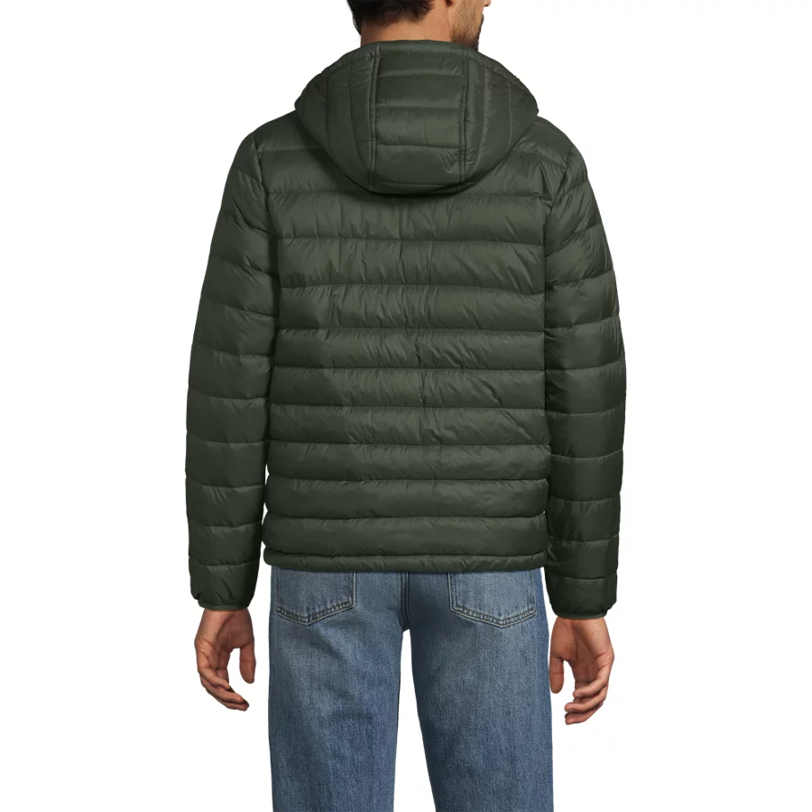 Men's Hooded Wanderweight Packable Down Jacket view 4