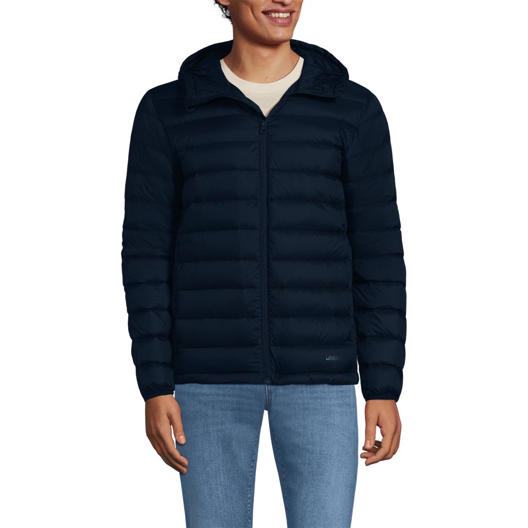 Men's Hooded Wanderweight Packable Down Jacket