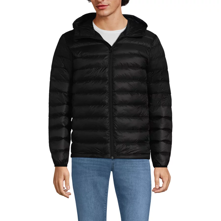 Men's Hooded Wanderweight Packable Down Jacket view 5