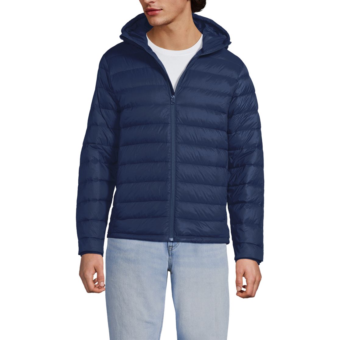 Men's Hooded Wanderweight Packable Down Jacket