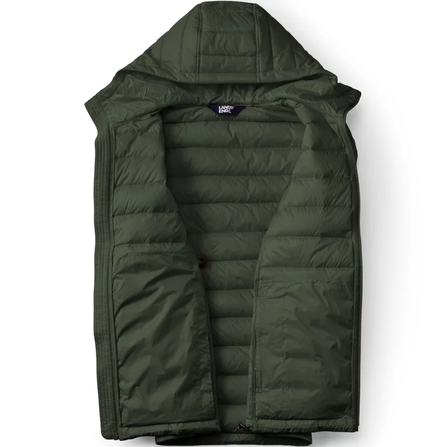 Men's Hooded Wanderweight Packable Down Jacket view 3