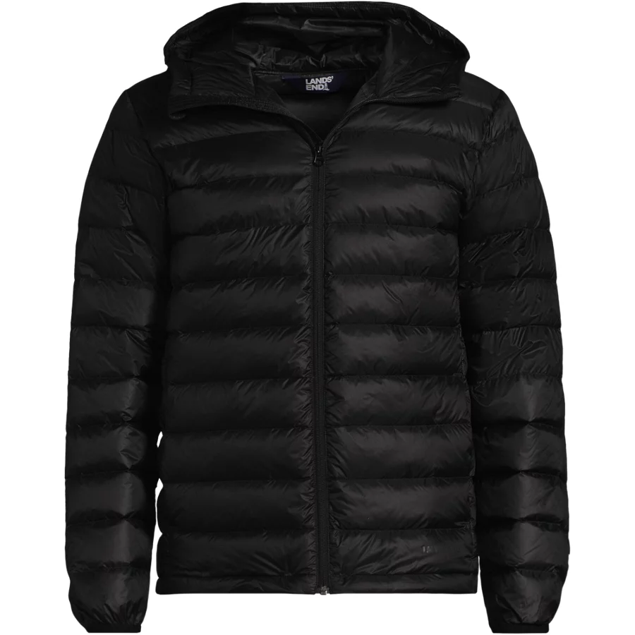 Men's Hooded Wanderweight Packable Down Jacket view 6