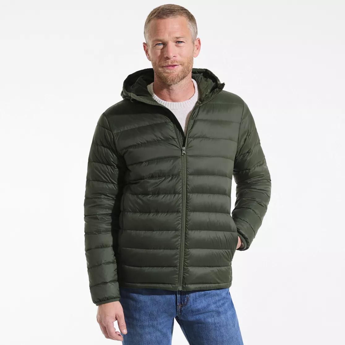Men's Hooded Wanderweight Packable Down Jacket