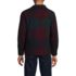 Men's Wool Blend Shirt Jacket, Back