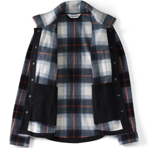 Black/Ivory Plaid