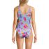 Women's Petite Side Tie Tankini Top, Back