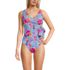 Women's Petite Side Tie Tankini Top, Front