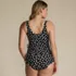 Women's Long Torso Side Tie Tankini Top, Back