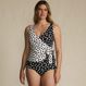 Women's Chlorine Resistant Side Tie V-neck Tankini Swimsuit Top