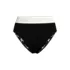 Women's Reversible Ultra High Leg High Waisted Bikini Swim Bottoms, Front