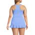 Women's Plus Size High Neck Racerback Midkini Top, Back