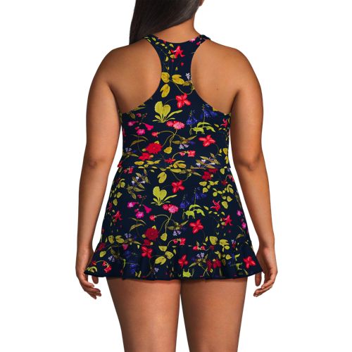Women's High Neck Racerback Midkini Top - image 3