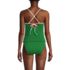 Women's Reversible Scoop Neck Tie Back Tankini Swimsuit Top, Back
