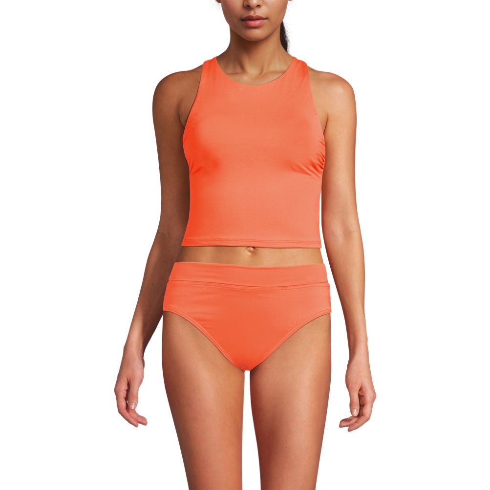 Women's High Neck Racerback Midkini Top | Lands' End