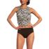 Women's High Neck Racerback Midkini Top, Front